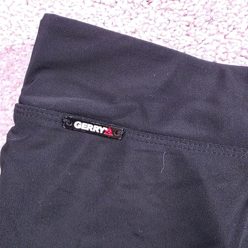 Gerry Swim Skirt Womens Large Black‎ Built-in Brief Zipper Pocket Athletic Skort